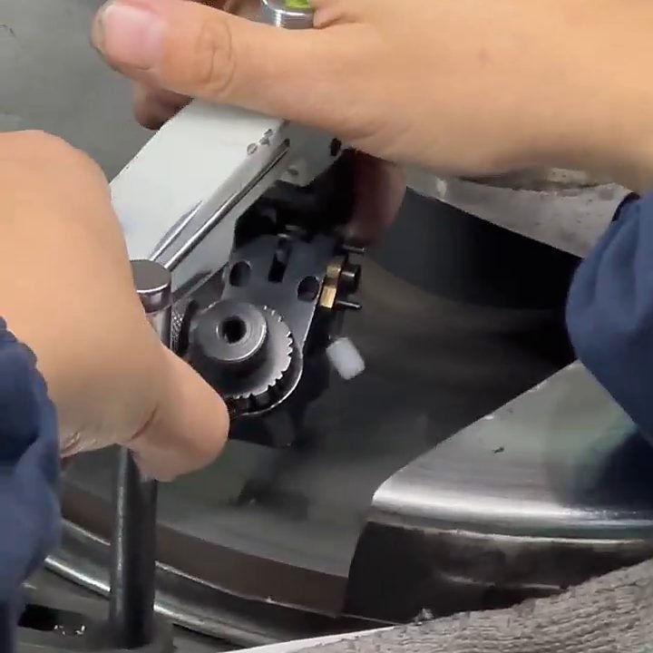 A diamond being cut and polished by hand